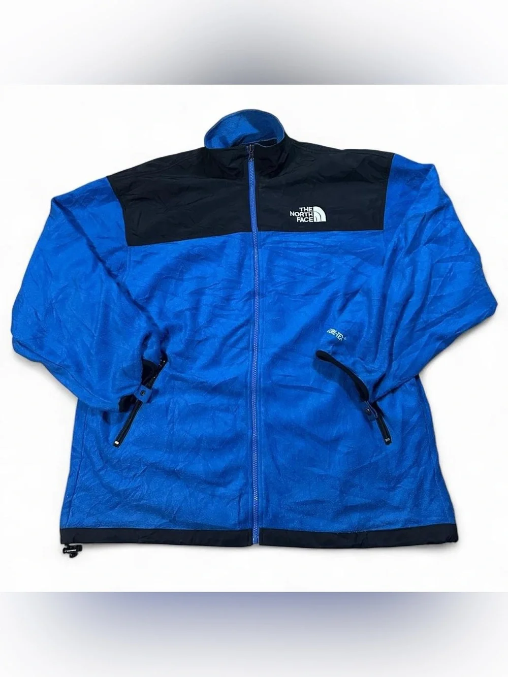 The North Face Men’s Vintage Blue Gore-Tex Windbreaker Jacket Size XXL